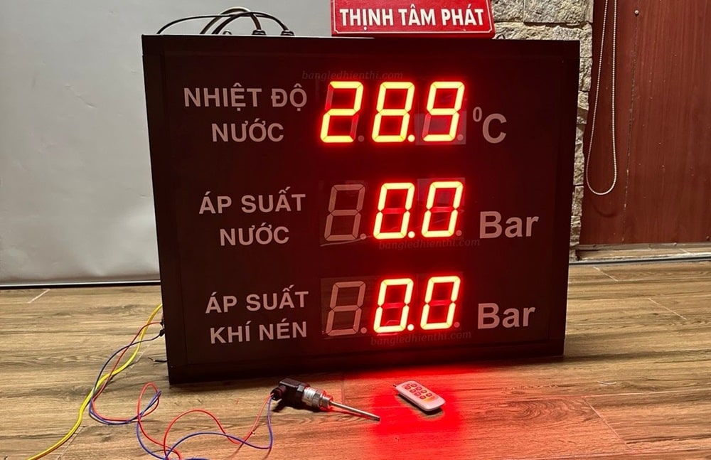 đồng hồ hiển thị áp suất